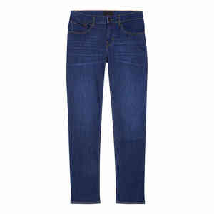 Pantalones Vaqueros Largos Casuales a la Moda para Hombre, Estilo Urbano, de Algodón, Corte Holgado - Product Image 1