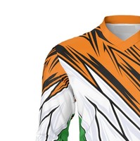 Chemise de course de motocross pour hommes, imprimée, légère, respirante, confortable, anti-plis, dernières tendances, % polyester
