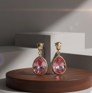 <b>Earrings</b> 925 Sterling Silver with 18K Gold Plated Trendy Party Wear Accessory <b>Bridal</b> <b>Drop</b> <b>Earrings</b> Handcrafted Hypoallergenic - Product Image 5