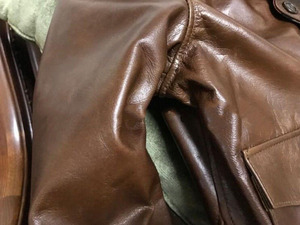 Blouson aviateur en cuir véritable pour homme, style motard, col rabattu, fermeture éclair, couleur unie, vêtement d'automne - Product Image 4