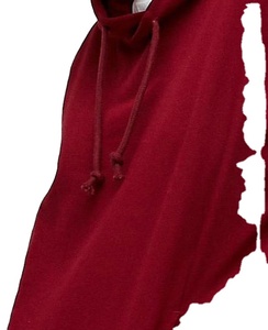 Custom Thick Fleece Cotton Blank Women's Oversized Hoodie with Embroidered Printing Hooded <b>Top</b> Design and Acid Wash Technics - Product Image 3