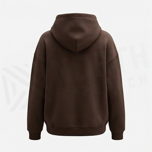 Sudadera con capucha extragrande y cómoda para mujer, de punto liso, estilo deportivo de otoño, con cuello con cremallera, elegante y casual, con bordados - Product Image 2