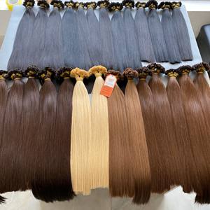 Qualité supérieure Fabricant d'extensions de cheveux à la kératine I Tip 100% Vendeur vietnamien de cheveux humains De nombreuses options - Product Image 1