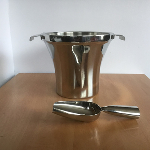 Wholesale Stainless Steel Metal Round <b>Ice</b> Bucket 5L Capacity American Style Party Beverage Tub Bars Restaurants Wine <b>Cooler</b> - Product Image 6