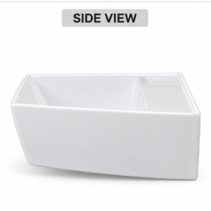 Lavabo de Baño Moderno de Cerámica para Colgar en la Pared con Diseño Ecológico, Fácil de Limpiar, Capacidad de 9L para Uso en Hospitales y Baños - Product Image 6