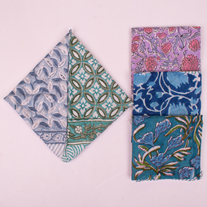 Hand Drawn <b>Neutral</b> Aesthetic Bandana Cotton Square Scarf Boho Chic Head Scarf Ethnic Spring Summer Unisex Accessory - Product Image 2
