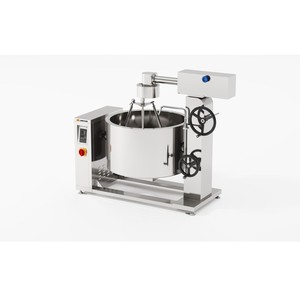 Olla de vapor encamisada con inducción rotatoria Amicook 380V/440V: Cocina eficiente, utilidad de cocina compacta y moderna para currys y frituras. - Product Image 1