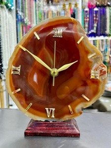 Blue Eye Catching Resin <b>Table</b> <b>Clock</b> Stylish Handmade Decor for Kids Room Gifting Home Decor Accent And Bedroom Desk Timepiece - Product Image 3