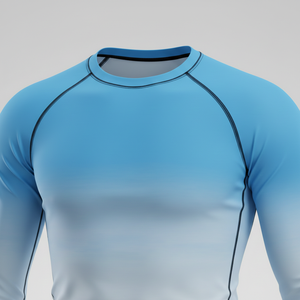 Unisex Long Sleeve Rash Guard Quick Dry Compression Fit Athletic <b>Swim</b> <b>Shirt</b> Surf Top Protective Activewear for Outdoor Adventure - Product Image 4
