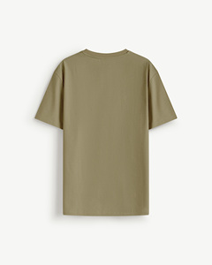 Camiseta de Manga Corta para Hombre, Tejido Transpirable, Corte Slim Fit, Ecológica, con Espacio para Personalizar, Algodón, Poliéster y Spandex - Product Image 2