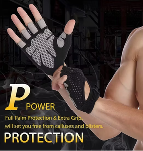Guantes de Levantamiento de Pesas Hardihood International de Nailon de Alta Calidad con Logotipo Personalizado, Medios Dedos, Ligeros, Unisex, para Gimnasio - Product Image 3