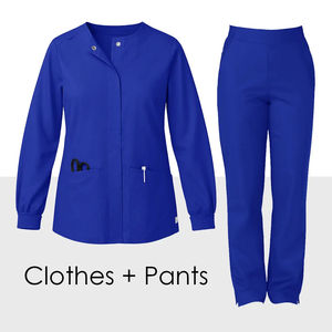 Blouse de travail à manches longues pour clinique médicale, tenue d'infirmière, chemise de médecin, uniforme d'hôpital, vêtements de travail automne-hiver - Product Image 5