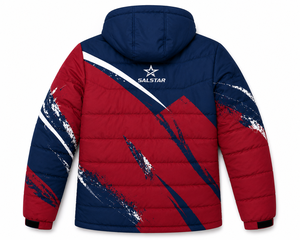 Men Winter Latest Fashion Puffer Jacket Custom Printed Hooded Quilted Down Jacket <b>Waterproof</b> Outdoor Warm Fashion Casual <b>Coat</b> - Product Image 2