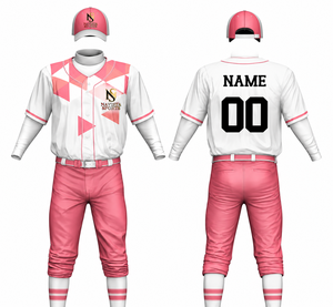 Uniformes de Béisbol Personalizados al por Mayor, Unisex, con Impresión por Transferencia de Calor, de Poliéster Transpirable, Antibacteriano e Impermeable - Product Image 3
