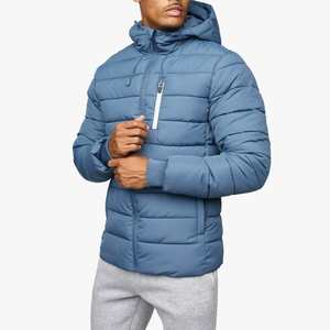 Chaquetas Acolchadas para Hombre con MOQ Bajo, Chaquetas Acolchadas Personalizadas Estilo Urbano, Chaqueta Acolchada con Cremallera y Capucha, Abrigo Cálido para Hombre - Product Image 1