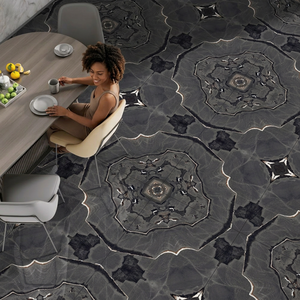 Carrelage de sol espagnol en porcelaine polie de couleur gris foncé 60x120 pour la maison et le bureau, tapis utilise un Design de sol en céramique de 600x1200mm - Product Image 4