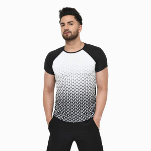 <b>Men's</b> <b>Black</b> Short Sleeve O-Neck <b>Slim</b> <b>Fit</b> Quick Dry Sporty T-<b>Shirt</b> Knitted Polyester Solid Color Crew Neck Workout Wear T-<b>Shirt</b> - Product Image 2