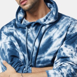 Sudadera con Capucha Tie Dye para Hombre, Nueva Colección 2026, Corte Regular, Algodón French Terry, Estilo Casual Otoñal, Diseño con Bolsillo Frontal, OEM - Product Image 5