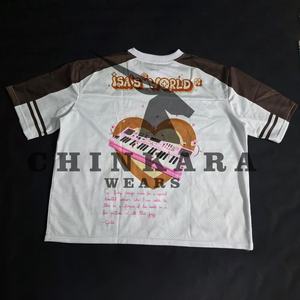 Nouveaux T-shirts Homme Coupe Boxy 2026 Design Personnalisé Streetwear 100% Biologique Respirant Imprimé DTF - Product Image 2