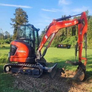 Entrega Rápida, Mini Excavadora Kubota KX057-5 Usada, Excavadora de Cadenas de Alta Calidad, Precio Accesible, Calidad Premium Disponible - Product Image 4