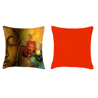 Sublimation personnalisé décoratif 100% soie lin coton jeter oreiller Animal dessin animé imprimé avant brodé dos vierge avant arrière