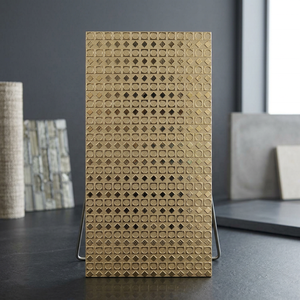 300x600 30x60 12x24 Highlighter Firebrick Ceramic Wall <b>Mirror</b> 3D Effect Golden Silver Glossy Glazed Tiles for Hall - Product Image 4