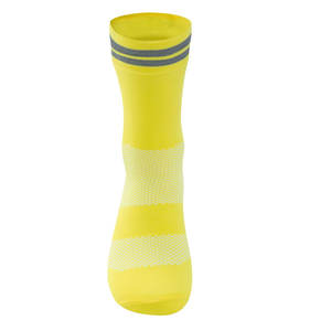 Calcetines Deportivos de Alta Calidad, Color Amarillo y Blanco, Gruesos, de Compresión, con Logotipo Personalizado, Tipo Tubo, para Ciclismo, Baloncesto, Súper Elásticos, para Hombre - Product Image 3
