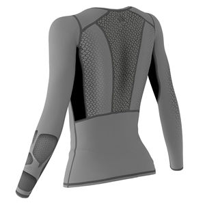 Camiseta Deportiva de Compresión de Manga Larga de Secado Rápido para Mujer, de Alta Calidad, en Colores Sólidos, para Yoga y Running - Product Image 3