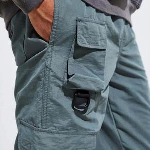 กางเกงขายาวคอร์ดูรอยทรงตรงคุณภาพดีที่สุดสำหรับผู้ชาย กางเกงลำลองแบบมีกระเป๋าใหญ่ กางเกงคาร์โก้สไตล์สตรีทแวร์ - Product Image 4