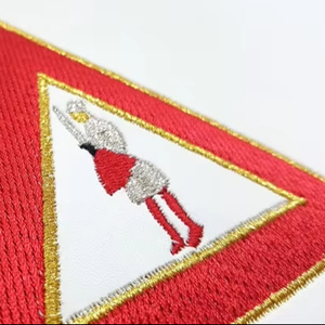 Captain of Host Royal Arch Chapter apron red <b>machine</b> embroidery masonic apron fraternal regalia ceremonial apron - Product Image 1