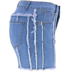 Shorts de Mezclilla para Mujer, Estilo Casual de Verano, con Cierre y Botones, Moda Urbana - Product Image 2