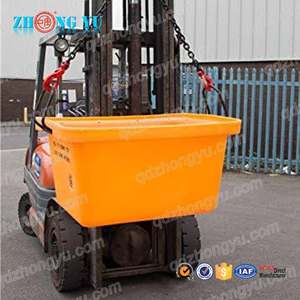 Tina <span class=keywords><strong>de</strong></span> Transporte para Obras <span class=keywords><strong>de</strong></span> Construcción <span class=keywords><strong>de</strong></span> 250L, Tina <span class=keywords><strong>de</strong></span> Plástico para Mezclar Mortero, Apta para Grúas y Montacargas, en <span class=keywords><strong>Venta</strong></span> - Product Image 4