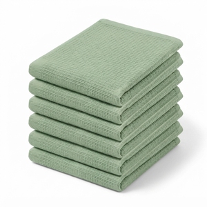 Essuie-tout de cuisine blanc gaufré, doux et absorbant, pour sublimation, pour la maison et la salle à manger - Product Image 4