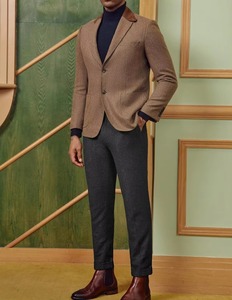 Pantalon décontracté respirant pour homme grande taille printemps-automne, taille élastique ajustée, coupe pantalon court - Product Image 6