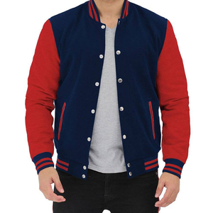 Chaquetas Varsity para Hombre, Estilo Nuevo, con Logotipo Personalizado, Talla Grande, Transpirables, con Capucha, 100% Lana, Material de Algodón, para Otoño e Invierno - Product Image 1
