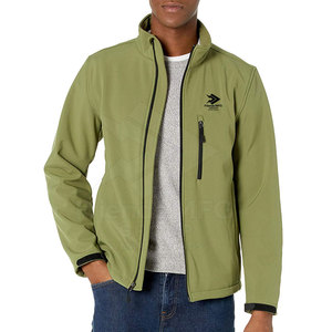 New Custom Design <b>Men's</b> Winter Softshell <b>Jacket</b> with Stand Collar Front Logo Zip-Up Closure-Eco-Friendly & <b>Lightweight</b> - Product Image 4