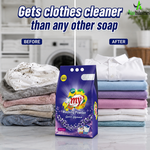 Luxury Lavender Washing Powder for Bright White Clothes | Fresh Fragrance Daily <b>Laundry</b> Care <b>Detergent</b> Formula Pack Plus Ultra - Product Image 4