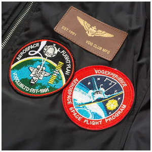 OEM Trendy Fashionable Spring Street Clothing Supplier Low MOQ Casual Bomber Jackets Front Logo Customized Size Varsity Jacket - Product Image 5