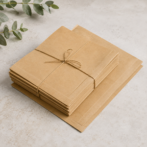 Greaseproof <b>Paper</b> <b>Biodegradable</b> Eco-Friendly Self-Folding Bag Die Cut Handles 14x14 Disposable Food Packaging for Sandwich Bread - Product Image 3