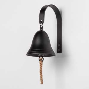 Sonnette de porte en fonte de style antique, robuste, avec chaîne suspendue, pour la décoration de la porte d'entrée, du jardin ou de la clôture. - Product Image 2