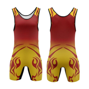High Performance Wrestling Singlet Quick Dry Breathable <b>Compression</b> Fit Polyester Athletic Apparel Manufacturer - Product Image 1