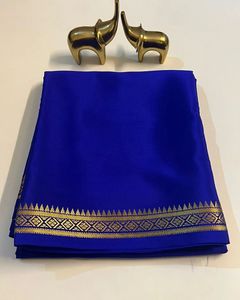 Damen Reine Viskose-Seide Saree Chit Pallu 120g Schnelltrocknend Ganzjährig Casual Modern Diwali Festliche Hochzeitskleidung Ethnische Bekleidung - Product Image 6