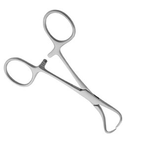 Pinza de Toallas Backhaus de Acero Inoxidable de Grado Médico, Pinza Quirúrgica para Sujeción de Paños, con Mordazas Curvas Puntiagudas y Bloqueo de Trinquete - Product Image 4
