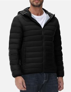 Blouson matelassé imperméable décontracté pour homme, style streetwear hivernal personnalisé, avec revêtement chaud, vente en gros, pour l'automne - Product Image 2