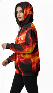 Sweat à capuche unisexe oversize haut de gamme pour l'hiver, avec design brodé par sublimation de qualité supérieure, idéal pour la mode urbaine décontractée - Product Image 5