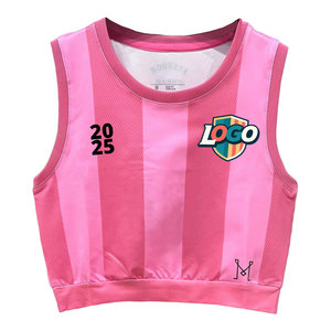 Top Corto Deportivo Sexy para <span class=keywords><strong>Mujer</strong></span>, Estilo Club Nocturno, <span class=keywords><strong>Camiseta</strong></span> de Fútbol de <span class=keywords><strong>Argentina</strong></span>, Top sin Mangas para Fanáticas del Fútbol, Novedad 2025 - Product Image 5