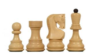 Pièces d'échecs Staunton russes vintage de 1959, Zagreb, 3,8 cm de hauteur (pour le roi), en bois de rose et buis naturel, au meilleur prix - Product Image 3