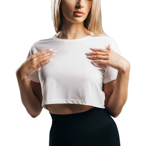 Camiseta Deportiva de Yoga para Mujer, Personalizada, 100% Algodón, Corte Ajustado, Cuello Redondo, Estampado Digital, 180g, Jersey, Informal, Estampada, Talla Grande, Corta - Product Image 5