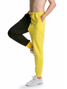 Clush Industries Two Toned Solid <b>Joggers</b> for Men Breathable <b>Polyester</b>/Cotton Active Workout Sweatpants with Pockets - Product Image 3