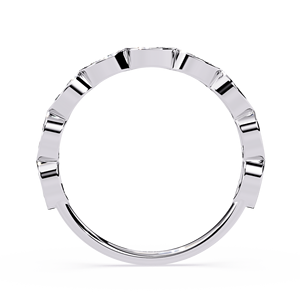 Anillo de Diamante Sintético Blanco para Mujer, Corte Brillante, Certificado IGI, Anillo de Compromiso Clásico, Color D, Chapado en Oro de 18 Quilates - Product Image 4